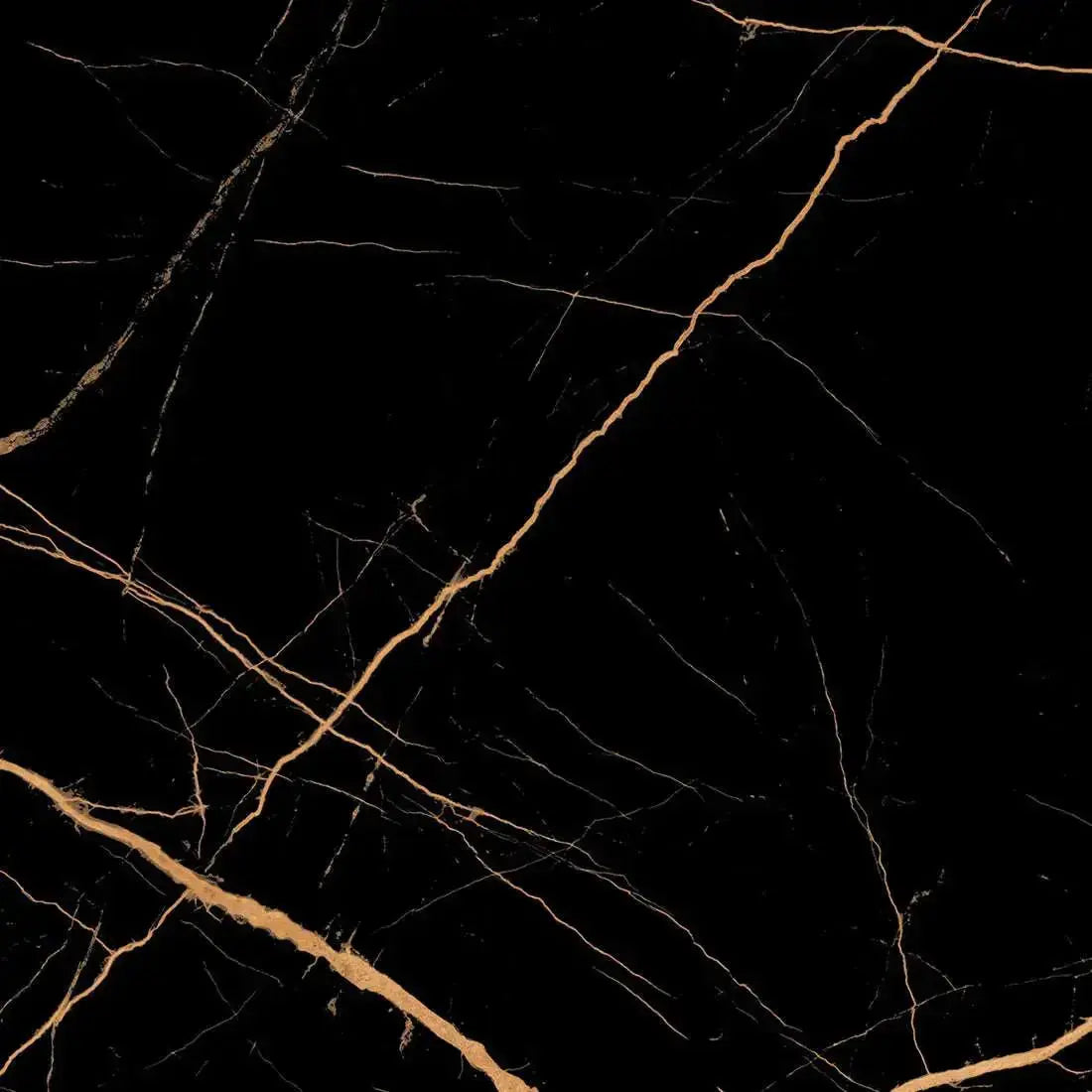 Atlantis Black & Gold 60x120 cm Polished Porcelain Porcelain Tile