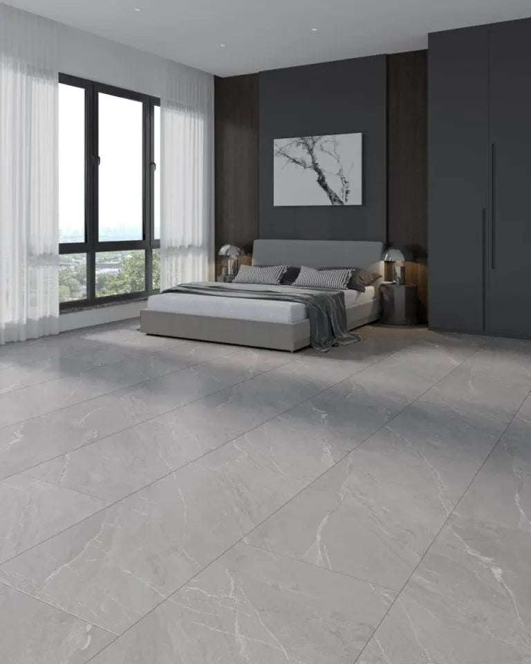 LAGUNA GRAPHITE 60x120 cm Semi polished Porcelain Tile from £34.99 sq.m Bien