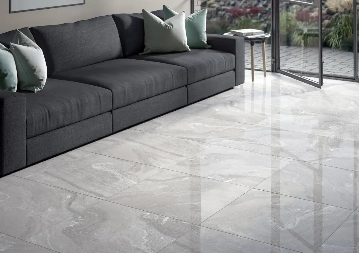 Fog light grey Ceramic wall tiles Tile 30x60 cm