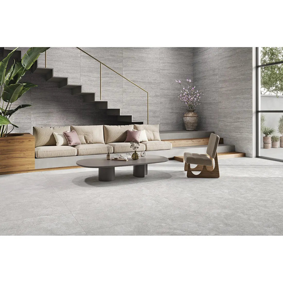 Myst 60x120 cm  Matt Porcelain Tiles from £24.99 sq.m 