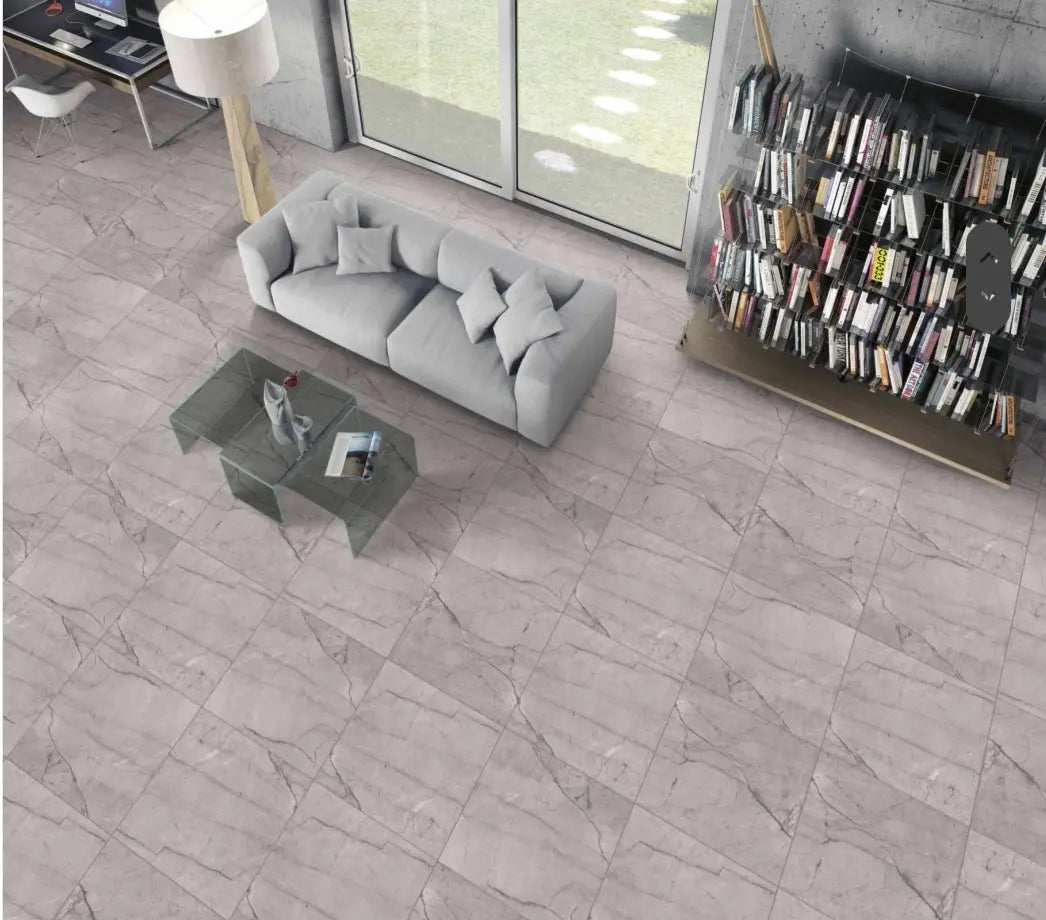 Rome Grey 60x60 cm Carving Porcelain Tiles