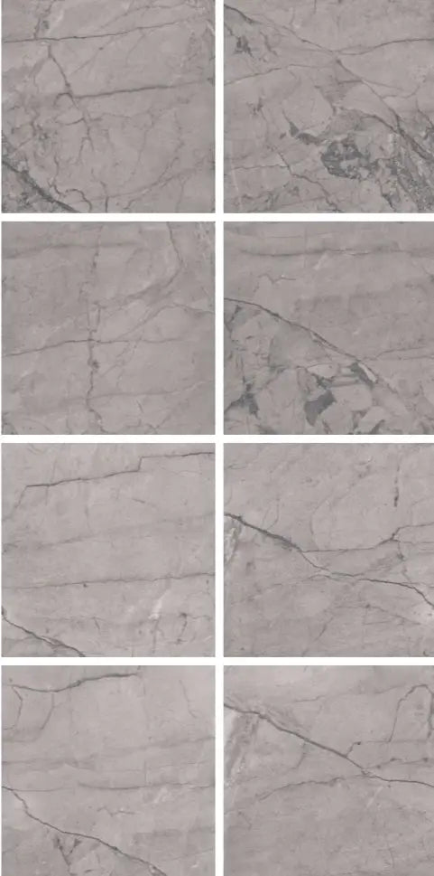 Rome Grey 60x60 cm Carving Porcelain Tiles