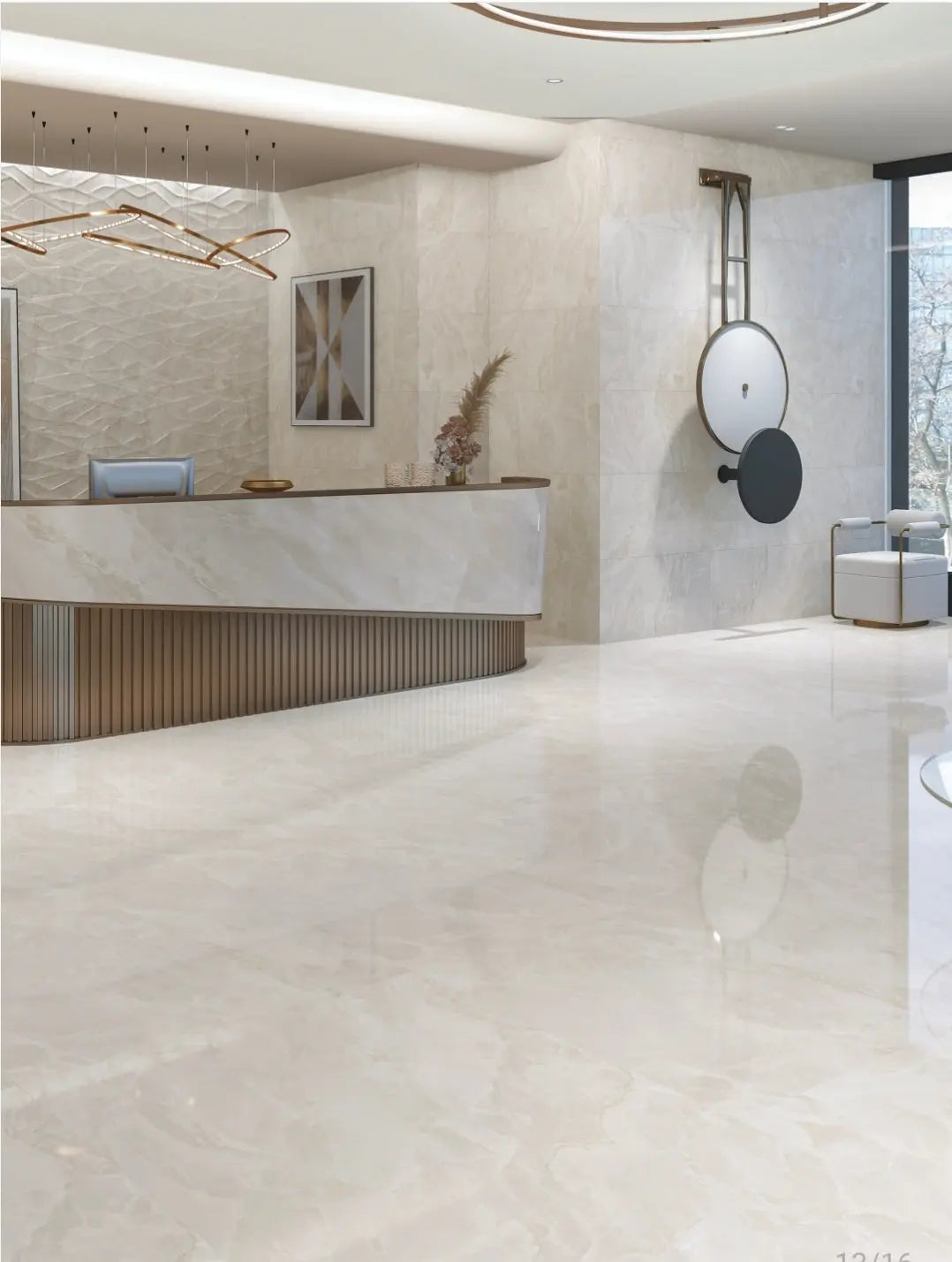 Spanish Collection Famous Onyx Ivory 60x120 cm Matt Porcelain Tiles from £29.99 sq.m Arts