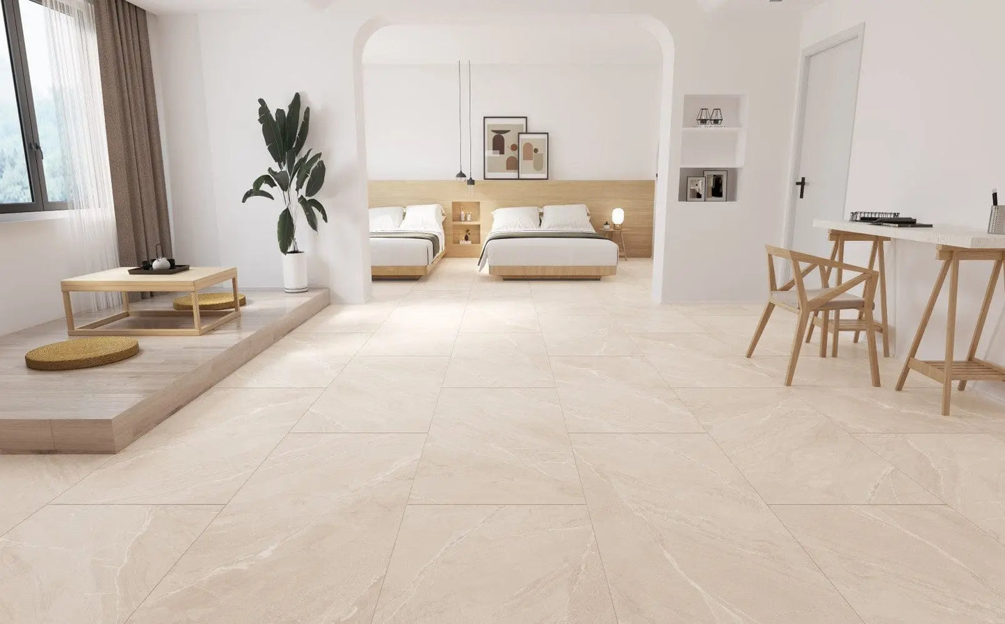 LAGUNA SAND MATT 600x1200x20mm Outdoor Porcelain Paving £37.99 sq.m Bien