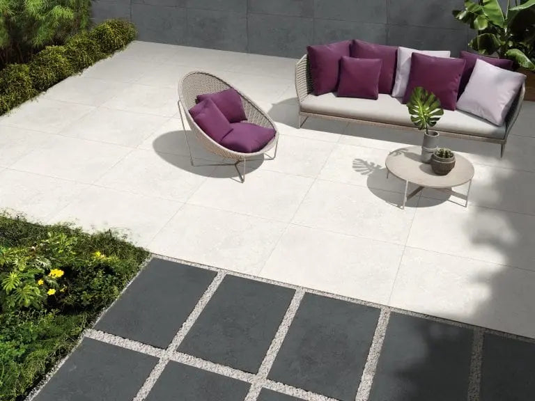 Soosi Ivory 60x90x2 cm Outdoor Porcelain Paving £34.50 sq.m Bien