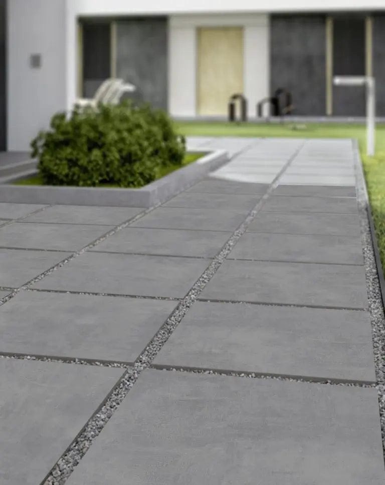 Siman Grey 600x600x30 mm Driveway Porcelain Paving.  from £45.99 Bien