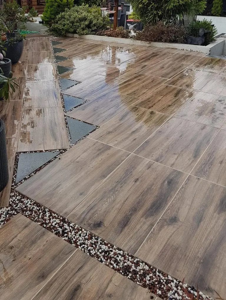 FREE DELIVERY PALLET of 450x900x20mm Oak Wood Effect Outdoor Porcelain Paving Vivido