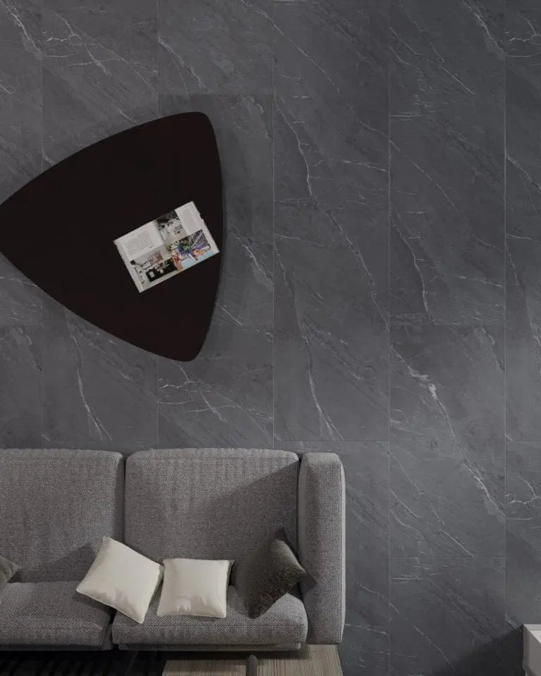 LAGUNA ANTHRACITE 60x120 cm Semi polished Porcelain Tile from £34.99 sq.m Bien