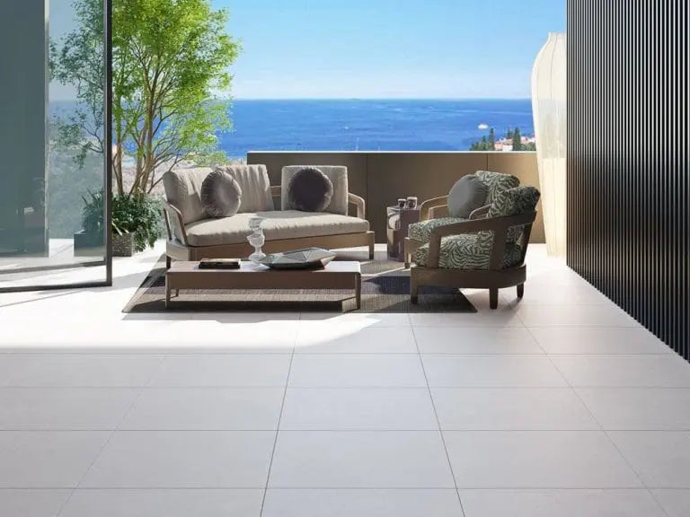 Live Off White 800x800x20mm Outdoor Porcelain Paving £33 per sq.m Bien