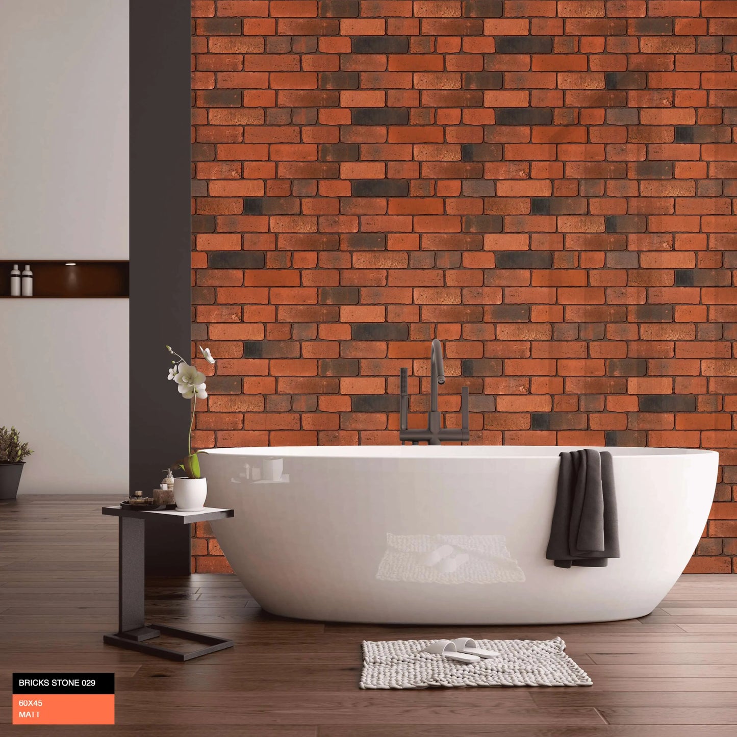 BRICKSTONE  30x60 cm  Ceramic Wall Tile from £15.99 sq.m CANO