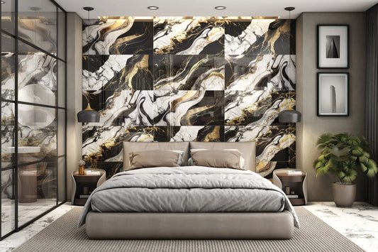 Volcano Gold 60x120 cm GLASS Tile CANO