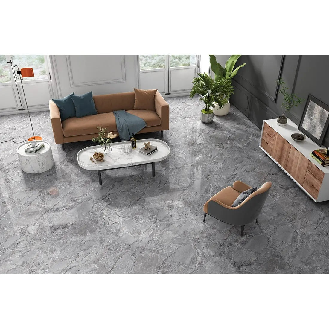 END FONTAN 60x120 cm Stone effect Matt Porcelain Wall and floor Tile. 3 COLOURS 2 SIZES DS