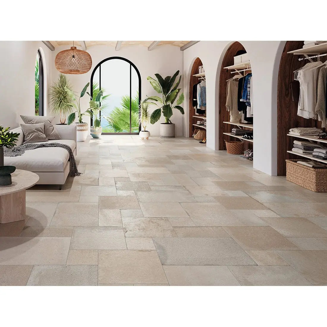 Ada Mixed Taupe Matt Porcelain Tiles Available in 3 colours DS