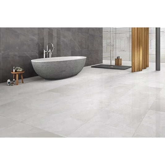 Ariana L.Grey 60x60 cm Polished Porcelain Tiles from £17.99 sq.m DS