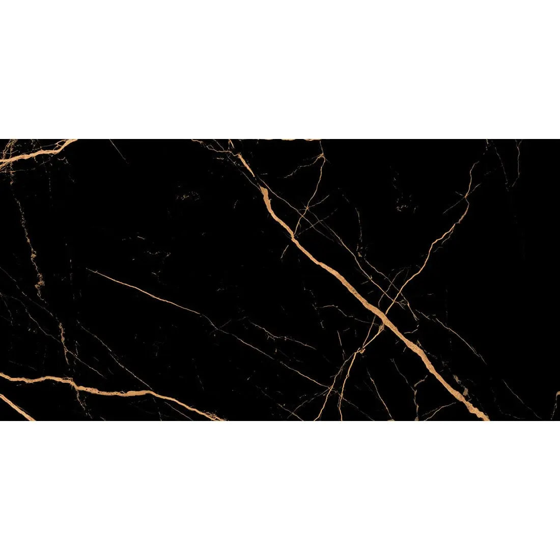 Atlas Black & Gold 60x60 cm Polished  Porcelain Tile £19.99 sq.m DS