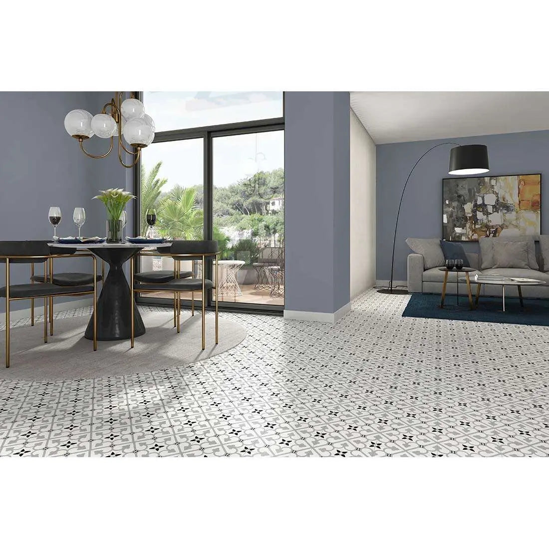 45 x 45 cm Retro Style porcelain Tile