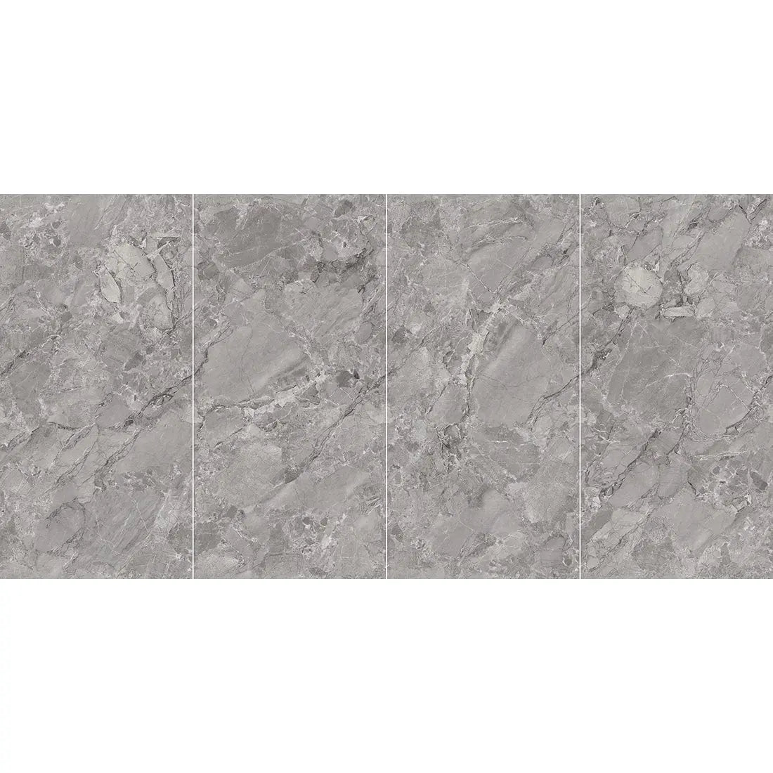 FOUNTAIN 60x120 cm Silver Matt Porcelain Tile from £21.20 sq.m DS