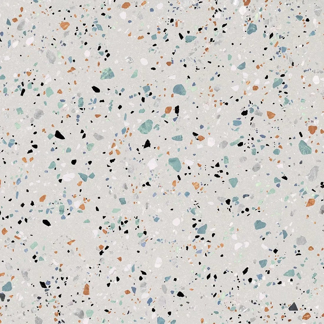 Terrazzo Bianco 60x60 cm Matt Porcelain Tile from £23.99 sq.m DS