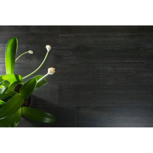 Sharpwood Nero ( Black ) Semi polished 20x120 cm Porcelain Tile from £23.99 DS