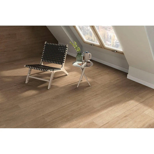 Sharpwood Nogal ( Brown ) Semi polished 20x120 cm Porcelain Tile from £23.99 DS