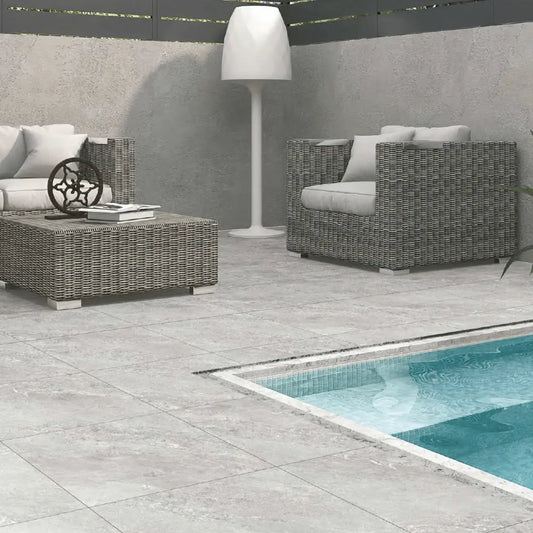 J Moonlight 60x60x2 cm Outdoor Anti Slip Porcelain from £29.99 sq.m Vivido Tiles