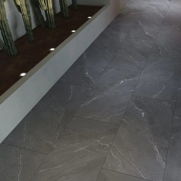 LAGUNA ANTHRECITE 600x1200x20mm Outdoor Porcelain Paving £37.99 sq.m Bien