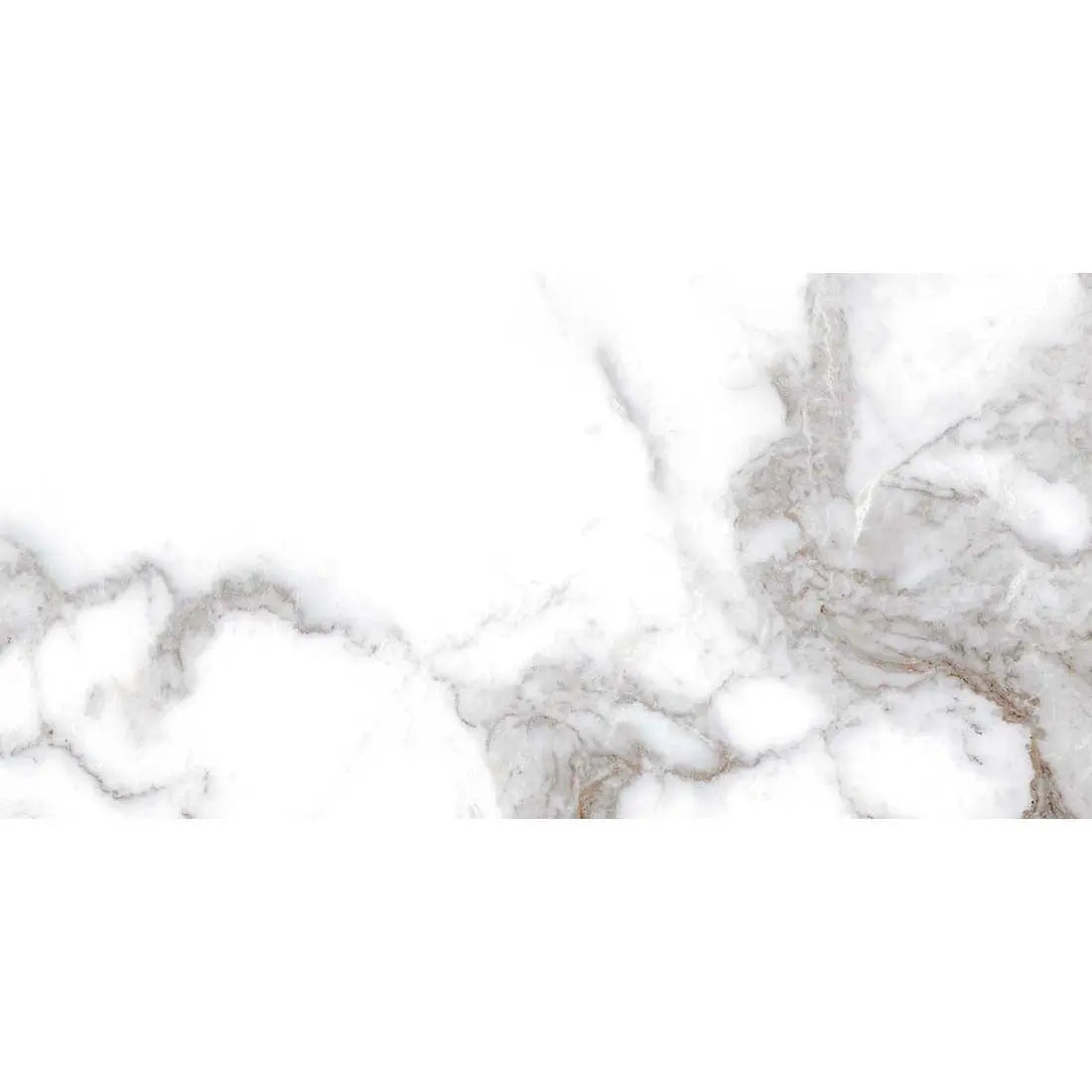 Calacutta White 60x120 cm 10 mm High Gloss Porcelain Tile £19.99 ds