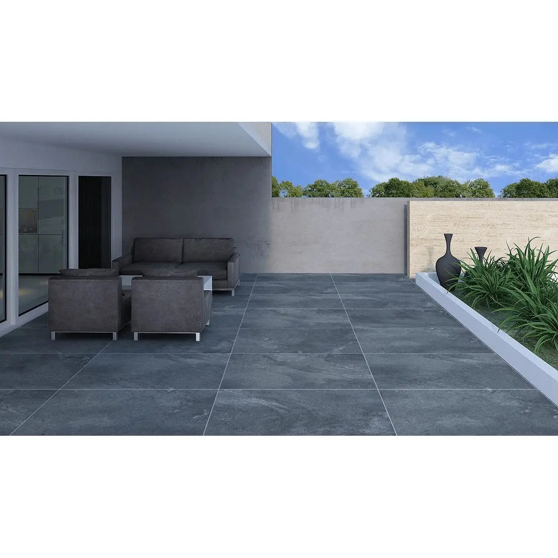 Sugar Rock Grey 600x1200x20mm Outdoor Porcelain Paving £36.00 sq.m Ds