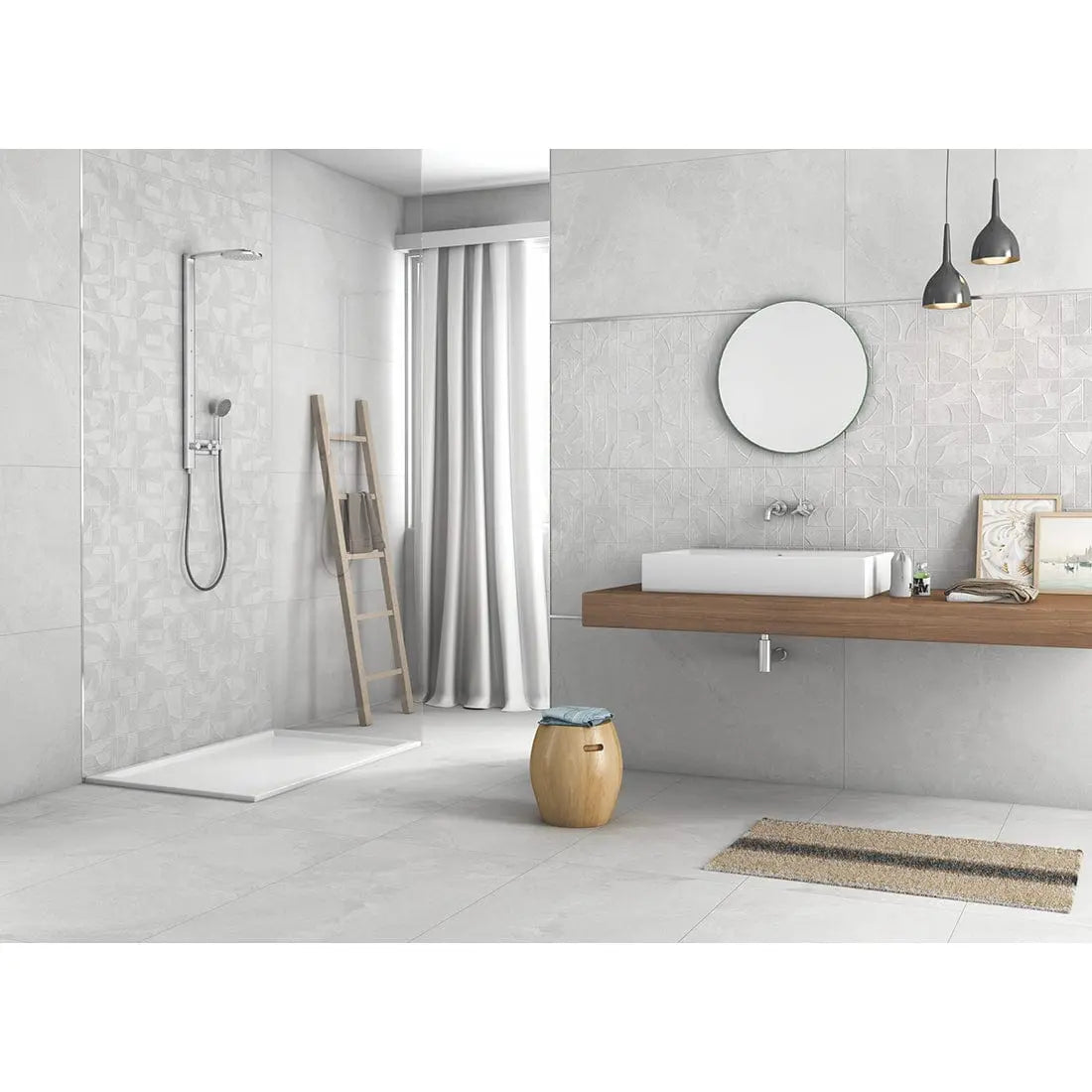 Ross Bianco 60x120 cm Matt Porcelain from £25.00 sq.m DS