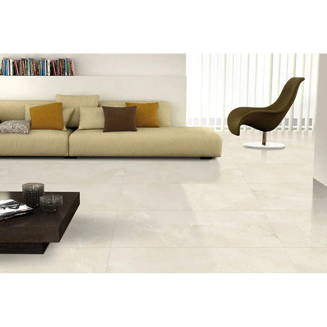 Ross Beige  60x120 cm Matt Porcelain from £25.00 sq.m ds