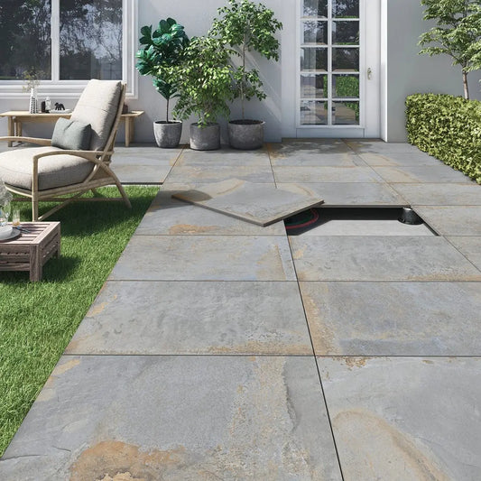 Hong Kong Azul 600x900x20mm Outdoor Porcelain Paving £34.00 sq.m Ds