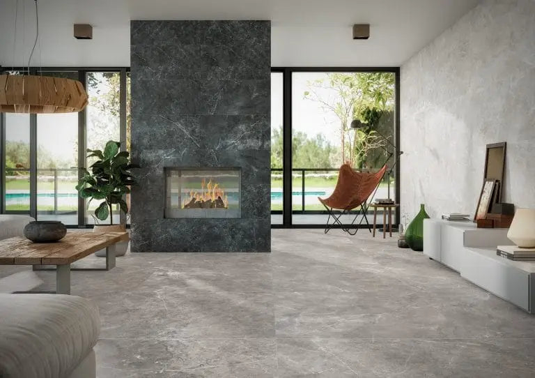 Anti Slip ( Slip stop) Amazing Grey Matt 60x120 cm Porcelain Tile from £24.99 sq.m fur