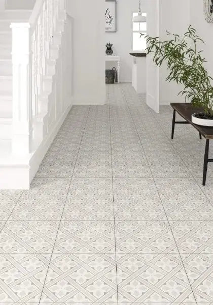 Patterned Beige Retro Style Porcelain Tile 33x33 cm from £17.60 sq.m imp