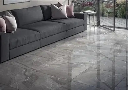 Foggy D.Grey Polished 60x60 cm Porcelain Tile from £17.99 imp