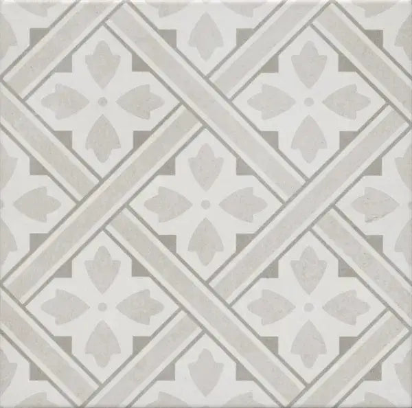 Patterned Beige Retro Style Porcelain Tile 33x33 cm from £17.60 sq.m imp