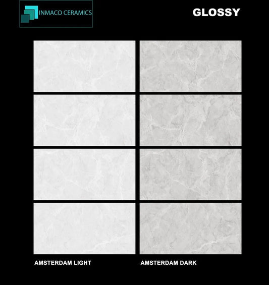 Pallet of Amsterdam Light Ceramic wall tile 30x60 cm ONLY £13.99 PER SQ.M Vivido Tiles