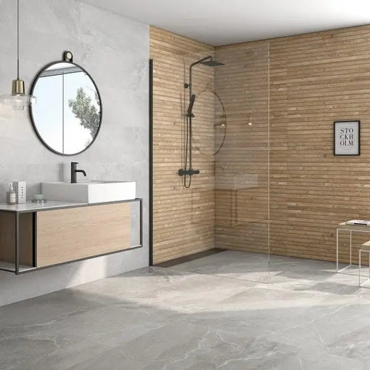 Anti Slip  ( Slip stop) Padova Grey Matt  60x120 cm Porcelain Tile from £24.99 sq.m Fur